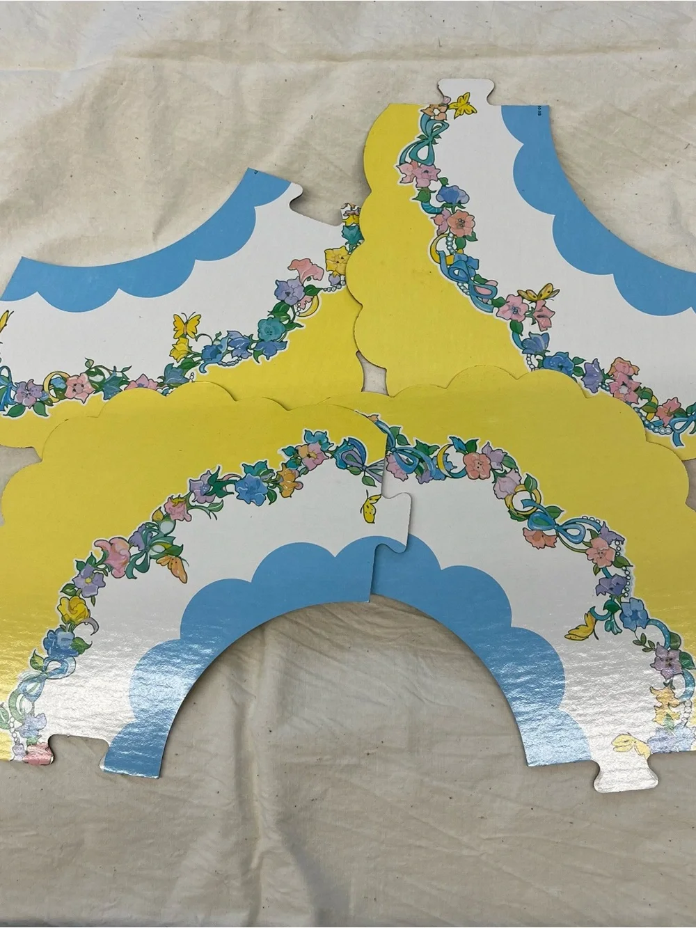 Pretty Pretty Princess 1999 Game Board ONLY Replacement Pieces Parts Complete